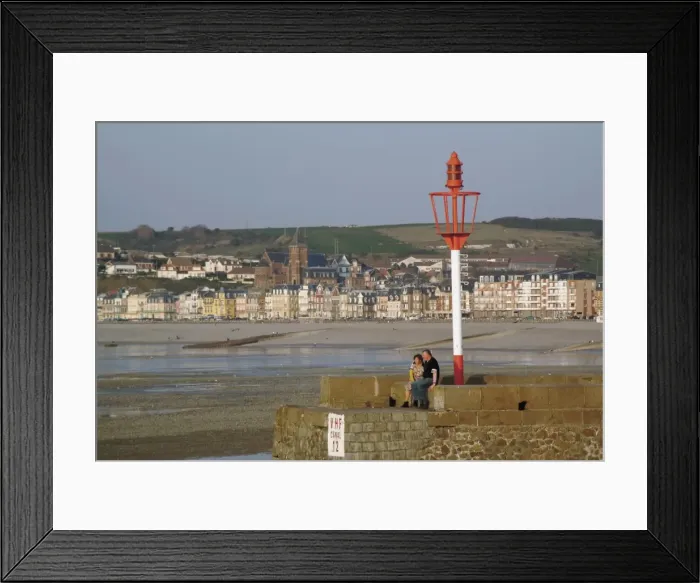 Framed Print : Fishing port of Le Treport at the mouth of the River Bresle, Seine Maritime Framed Print : Fishing port of Le Treport at the mouth of the River Bresle, Seine Maritime