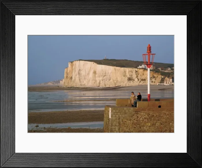 Framed Print : Fishing port of Le Treport at the mouth of the River Bresle, Seine Maritime Framed Print : Fishing port of Le Treport at the mouth of the River Bresle, Seine Maritime