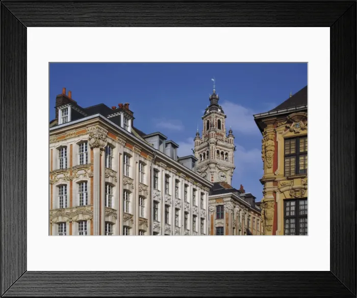 Framed Print : Flemish buildings in the Grand Place (Place du General de Gaulle), with the Nouvelle Bourse Framed Print : Flemish buildings in the Grand Place (Place du General de Gaulle), with the Nouvelle Bourse