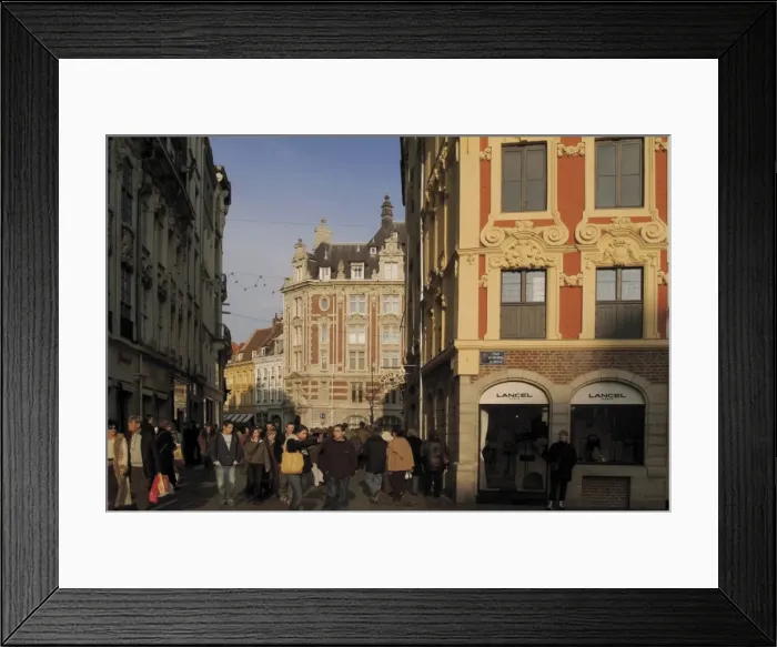 Framed Print : Flemish buildings, Grand Place (Place du General de Gaulle), Lille, Flanders Framed Print : Flemish buildings, Grand Place (Place du General de Gaulle), Lille, Flanders