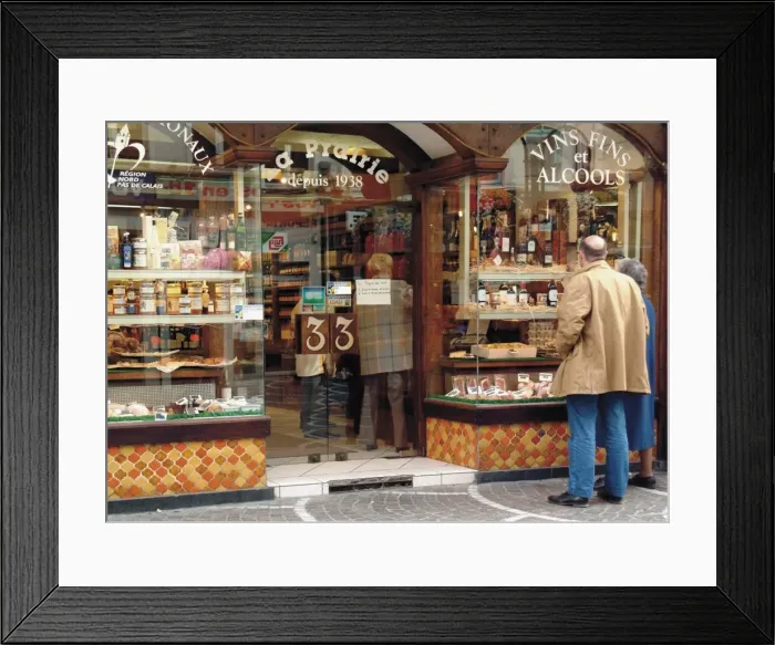 Framed Print : Food and wine shop, Lille, Flanders, Nord, France, Europe Framed Print : Food and wine shop, Lille, Flanders, Nord, France, Europe