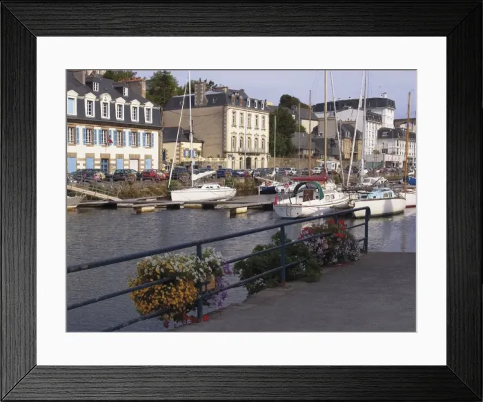 Framed Print : Harbour, Morlaix, Finistere, Brittany, France, Europe Framed Print : Harbour, Morlaix, Finistere, Brittany, France, Europe