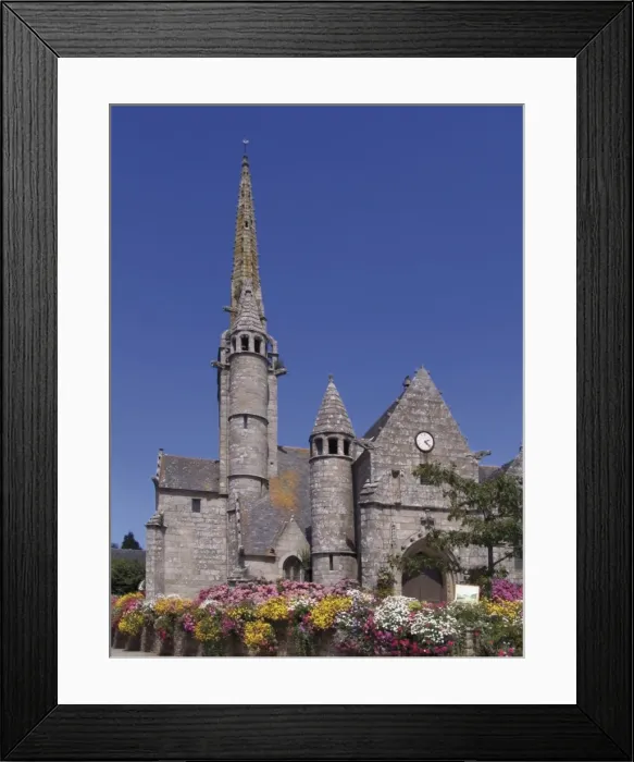 Framed Print : Chuch, town square, Ploumilliau, Cotes d Armor, Brittany, France, Europe Framed Print : Chuch, town square, Ploumilliau, Cotes d Armor, Brittany, France, Europe