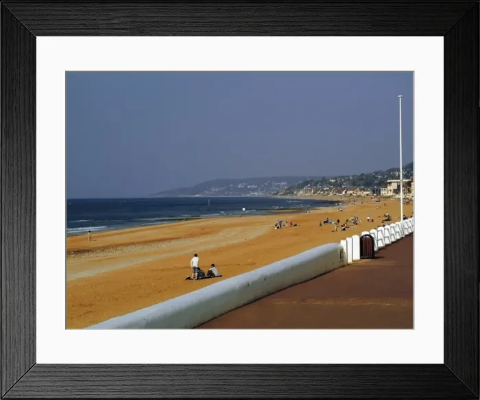 Framed Print : Seafront, Villars sur Mer, Calvados, Cote Fleurie, Normandy, France, Europe Framed Print : Seafront, Villars sur Mer, Calvados, Cote Fleurie, Normandy, France, Europe