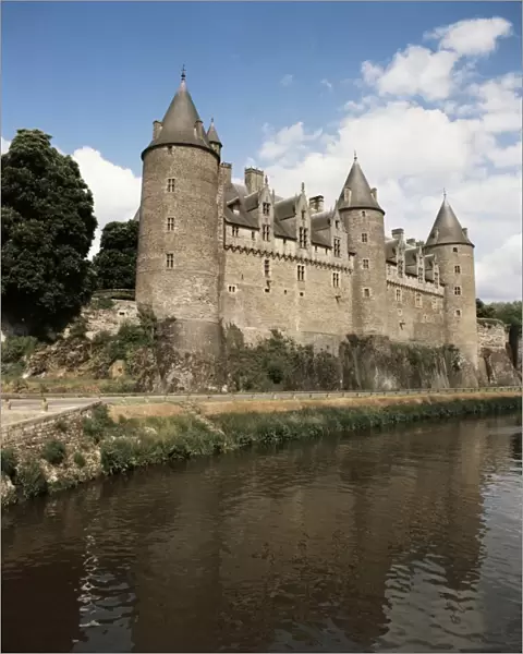 Josselin castle, Bretagne (Brittany), France, Europe