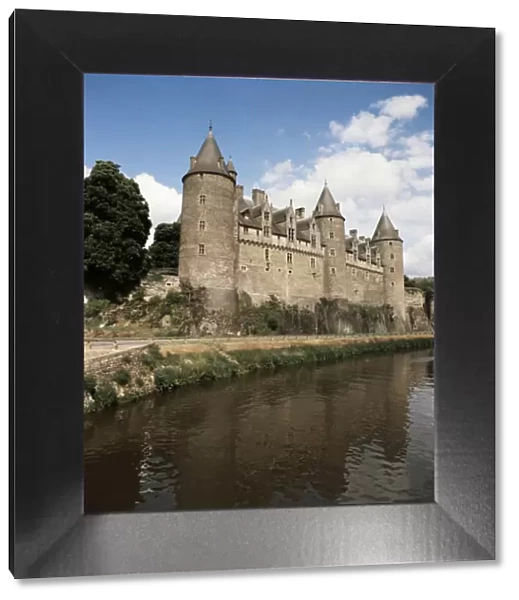 Josselin castle, Bretagne (Brittany), France, Europe