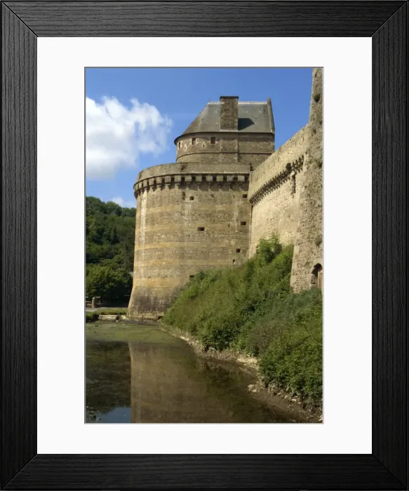 Framed Print : Fougeres, Brittany, France, Europe
