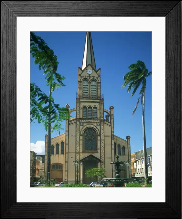 Framed Print : The cathedral at Fort de France, Martinique, Lesser Antilles, West Indies Framed Print : The cathedral at Fort de France, Martinique, Lesser Antilles, West Indies