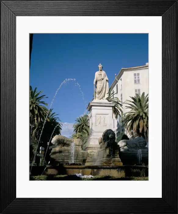 Framed Print : Statue of Napoleon as First Consul, Ajaccio, island of Corsica, France, Europe Framed Print : Statue of Napoleon as First Consul, Ajaccio, island of Corsica, France, Europe