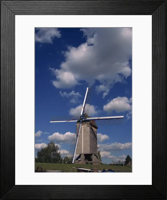 Framed Print : Windmill at Lille, Nord Pas de Calais, France, Europe Framed Print : Windmill at Lille, Nord Pas de Calais, France, Europe