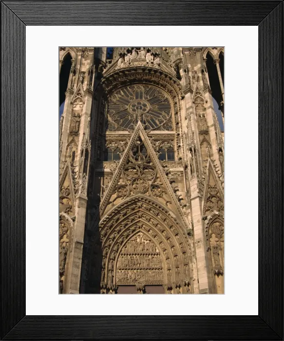 Framed Print : Close-up of the cathedral at Rouen, Haute Normandie, France, Europe Framed Print : Close-up of the cathedral at Rouen, Haute Normandie, France, Europe