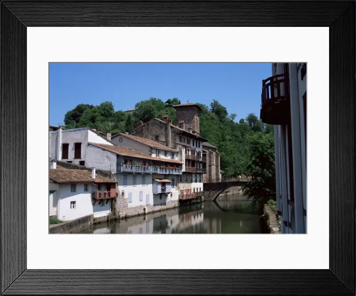 Framed Print : St. Jean Pied de Port, Pays Basque, Aquitaine, France, Europe Framed Print : St. Jean Pied de Port, Pays Basque, Aquitaine, France, Europe