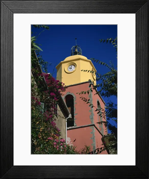 Framed Print : St. Tropez church, Var, Cote d Azur, Provence, France, Europe Framed Print : St. Tropez church, Var, Cote d Azur, Provence, France, Europe
