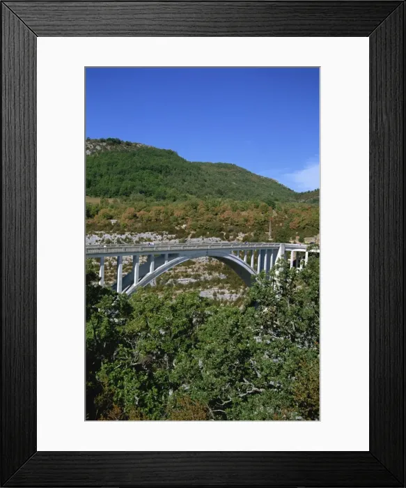 Framed Print : Pont de L Artuby, Provence, France, Europe