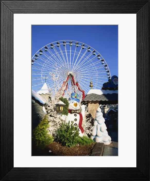 Framed Print : Christmas market and wheel, Lille, Nord Pas de Calais, France, Europe Framed Print : Christmas market and wheel, Lille, Nord Pas de Calais, France, Europe