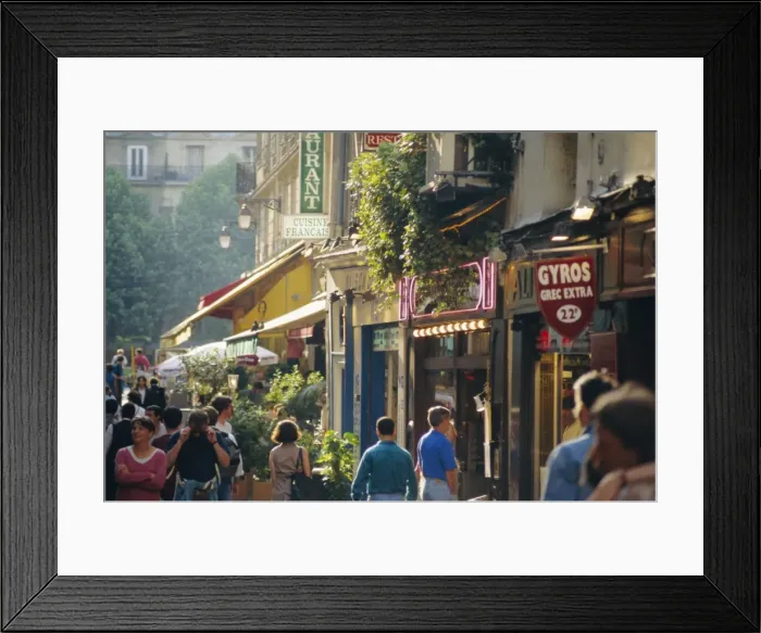 Framed Print : Latin Quarter, Paris, France, Europe Framed Print : Latin Quarter, Paris, France, Europe