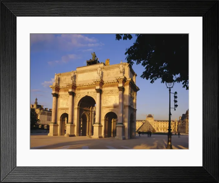Framed Print : Arc de Triomphe du Carousel and Louvre, Paris, France, Europe Framed Print : Arc de Triomphe du Carousel and Louvre, Paris, France, Europe