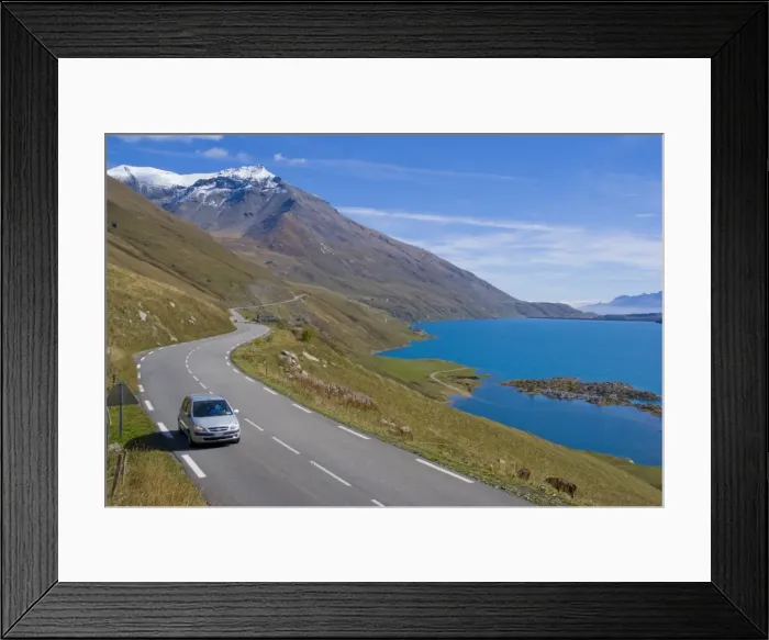 Framed Print : Lake of Mont Cenis, Savoie, France, Europe