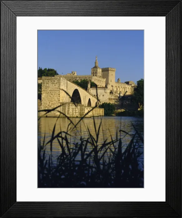 Framed Print : The River Rhone at Avignon, Provence, France Framed Print : The River Rhone at Avignon, Provence, France