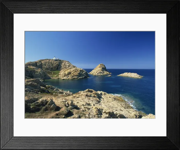 Framed Print : Lighthouse at Ile de la Pietra, Ile-Rousse, Corsica, France, Eurpe Framed Print : Lighthouse at Ile de la Pietra, Ile-Rousse, Corsica, France, Eurpe