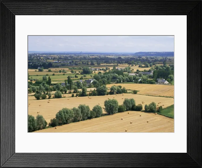 Framed Print : View across fields to Mont St. Michel, Mont-Dol, Ille-et-Vilaine, Brittany Framed Print : View across fields to Mont St. Michel, Mont-Dol, Ille-et-Vilaine, Brittany