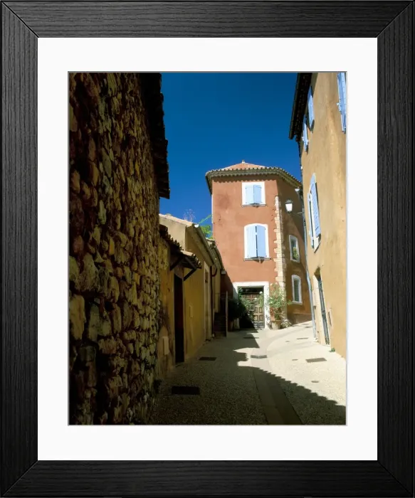 Framed Print : Colourful village house, Roussillon, Vaucluse, Cote d Azur, Provence, France, Europe Framed Print : Colourful village house, Roussillon, Vaucluse, Cote d Azur, Provence, France, Europe