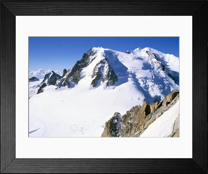 Framed Print : View to Mont Blanc, Aiguille du Midi, Chamonix, Haute-Savoie, Rhone-Alpes, France, Europe Framed Print : View to Mont Blanc, Aiguille du Midi, Chamonix, Haute-Savoie, Rhone-Alpes, France, Europe