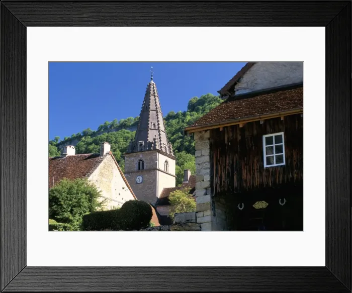 Framed Print : View to the abbey, Baume-les-Messieurs, Jura, Franche-Comte, France, Europe Framed Print : View to the abbey, Baume-les-Messieurs, Jura, Franche-Comte, France, Europe