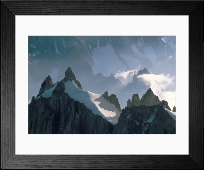 Framed Print : View to Aiguilles de Chamonix, Aiguille du Midi, Chamonix, Haute-Savoie Framed Print : View to Aiguilles de Chamonix, Aiguille du Midi, Chamonix, Haute-Savoie
