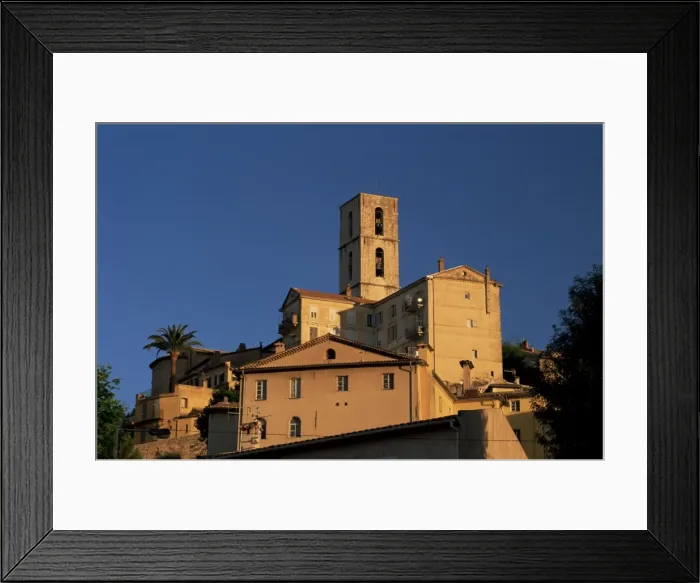 Framed Print : The Old Town at sunrise, Grasse, Alpes-Maritimes, Provence, France, Europe
