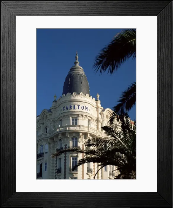 Framed Print : The famous Carlton Hotel, Cannes, Alpes-Maritimes, Cote d Azur, Provence Framed Print : The famous Carlton Hotel, Cannes, Alpes-Maritimes, Cote d Azur, Provence
