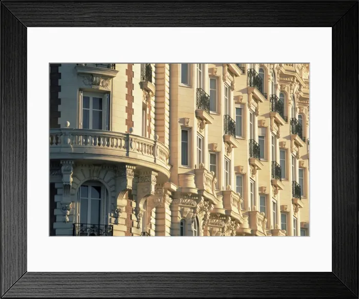 Framed Print : Ornamental facade of the Carlton Hotel, Cannes, Alpes-Maritimes, Cote d Azur Framed Print : Ornamental facade of the Carlton Hotel, Cannes, Alpes-Maritimes, Cote d Azur