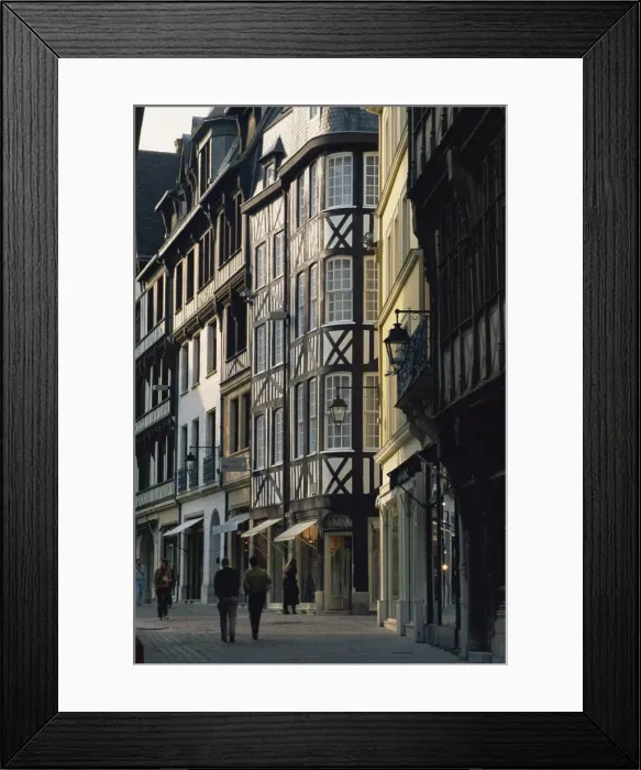 Framed Print : Window shopping in the Rue St. Romain, Rouen, Seine-Maritime, Haute Normandie (Normandy) Framed Print : Window shopping in the Rue St. Romain, Rouen, Seine-Maritime, Haute Normandie (Normandy)