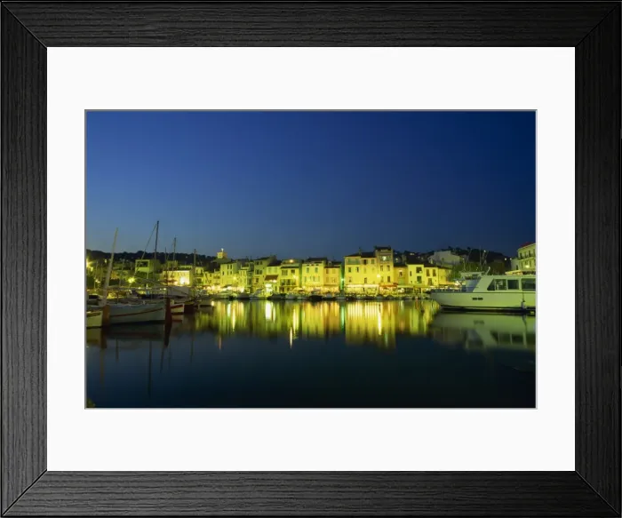 Framed Print : Harbour at dusk, Cassis, Bouches-du-Rhone, Cote d Azur, Provence, France Framed Print : Harbour at dusk, Cassis, Bouches-du-Rhone, Cote d Azur, Provence, France