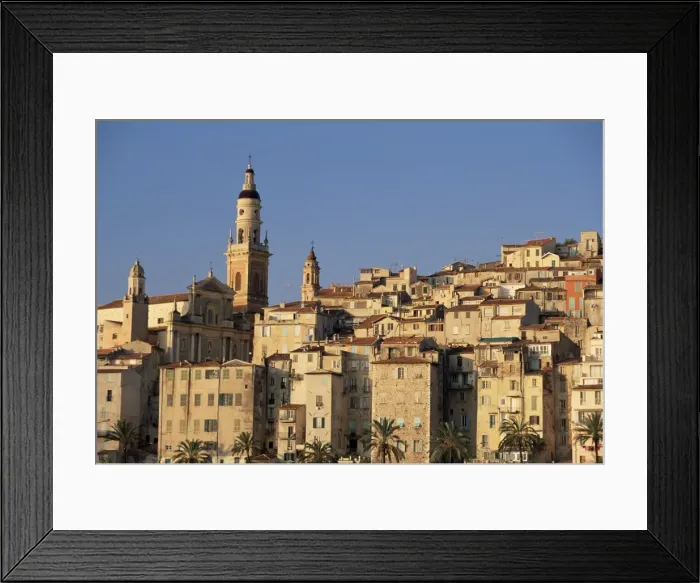 Framed Print : View to Old Town, Menton, Alpes-Maritimes, Cote d Azur, Provence, French Riviera Framed Print : View to Old Town, Menton, Alpes-Maritimes, Cote d Azur, Provence, French Riviera