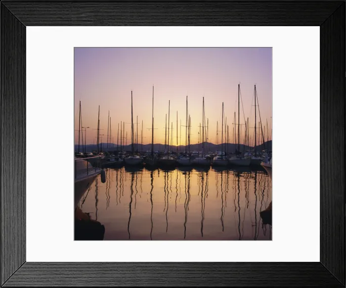 Framed Print : Sunset over the marina, St. Tropez, Cote d Azur, Var, Provence, France, Europe Framed Print : Sunset over the marina, St. Tropez, Cote d Azur, Var, Provence, France, Europe