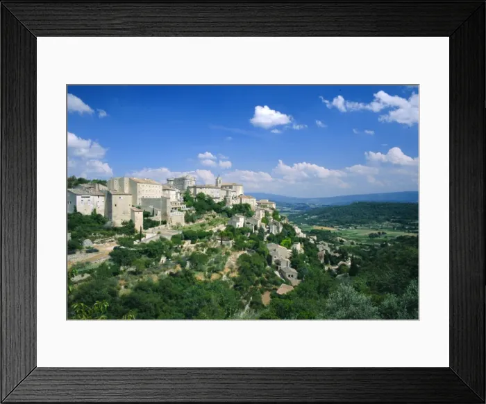 Framed Print : Village of Gordes, perched above the Luberon countryside, Vaucluse, Provence Framed Print : Village of Gordes, perched above the Luberon countryside, Vaucluse, Provence