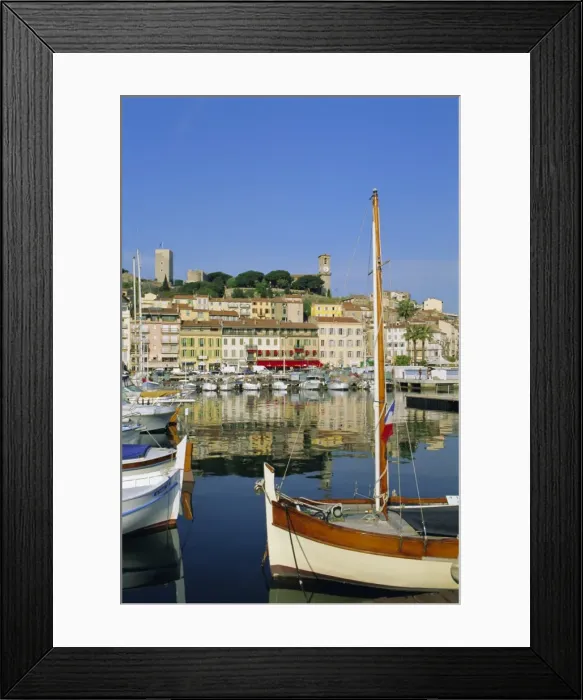 Framed Print : Port, Cannes, Cote d Azur, Alpes-Maritimes, Provence, France, Europe Framed Print : Port, Cannes, Cote d Azur, Alpes-Maritimes, Provence, France, Europe