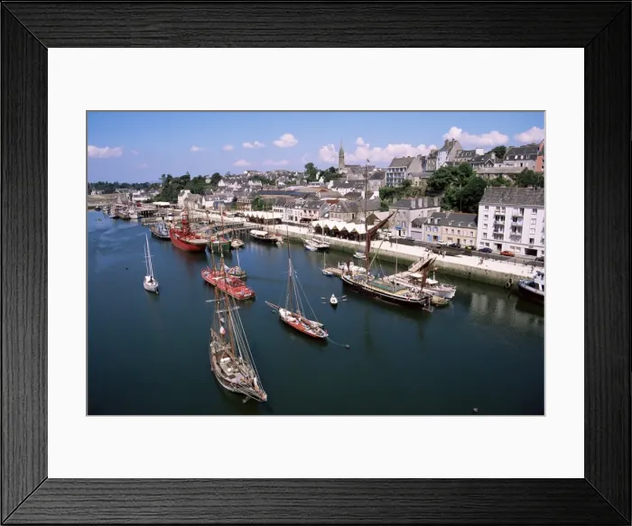 Framed Print : Douarnenez, Brittany, France, Europe Framed Print : Douarnenez, Brittany, France, Europe