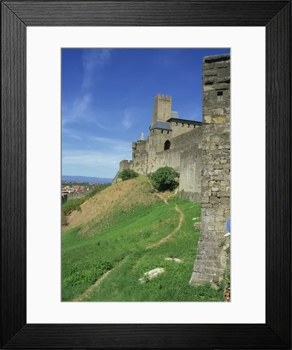 Framed Print : The walls and towers of the town of Carcassonne, UNESCO World Heritage Site Framed Print : The walls and towers of the town of Carcassonne, UNESCO World Heritage Site