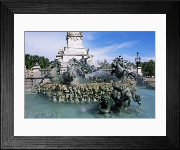 Framed Print : Monument aux Girondins, Bordeaux, Gironde, Aquitaine, France, Europe Framed Print : Monument aux Girondins, Bordeaux, Gironde, Aquitaine, France, Europe