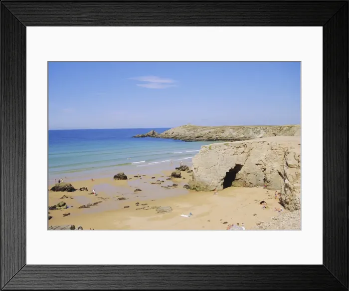Framed Print : Coast, Quiberon, Cote Sauvage, Brittany, France, Europe Framed Print : Coast, Quiberon, Cote Sauvage, Brittany, France, Europe