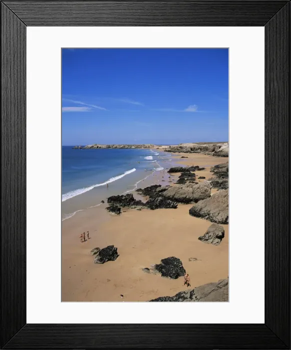 Framed Print : Quiberon, Cote Sauvage, Brittany, France, Europe Framed Print : Quiberon, Cote Sauvage, Brittany, France, Europe