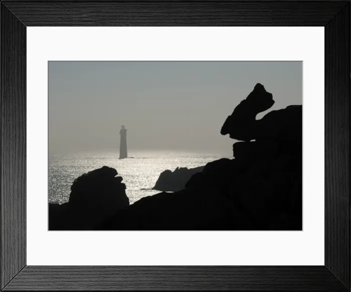 Framed Print : Dramatic seascape and lighthouse, Island of Ushant (Ile d Ouessant) Framed Print : Dramatic seascape and lighthouse, Island of Ushant (Ile d Ouessant)