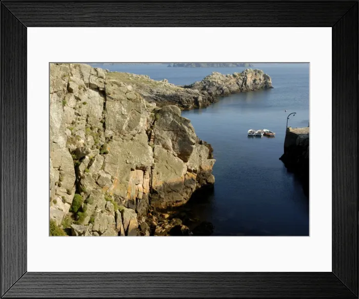 Framed Print : Little port, Island of Ushant (Ile d Ouessant), Brittany, France, Europe Framed Print : Little port, Island of Ushant (Ile d Ouessant), Brittany, France, Europe