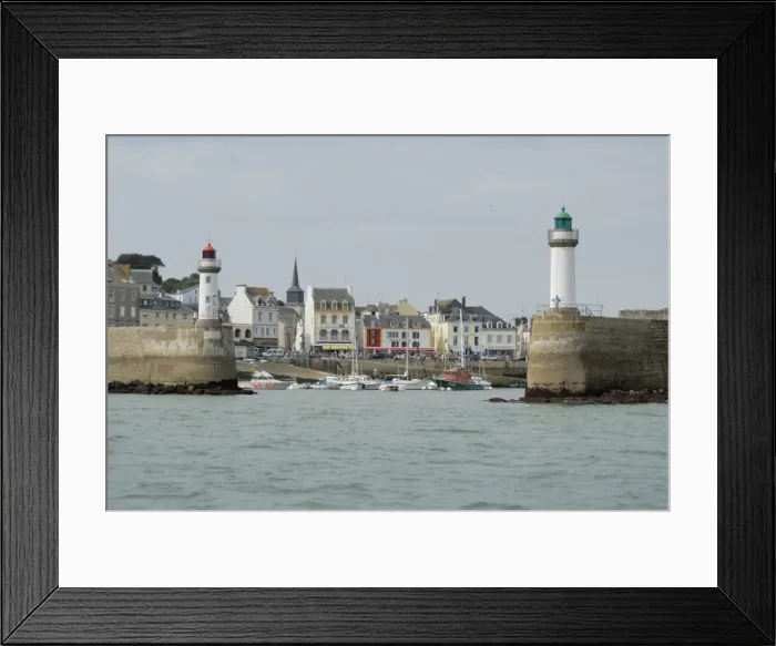 Framed Print : Port of Le Palais, Belle Ile, Brittany, France, Europe Framed Print : Port of Le Palais, Belle Ile, Brittany, France, Europe