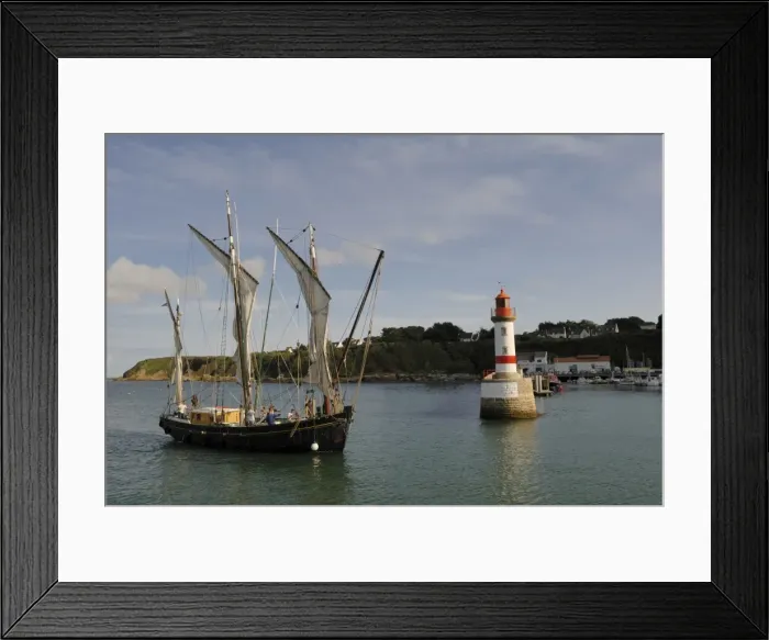 Framed Print : Traditional sailing vessel, Port Tudy, Ile de Groix, Brittany, France, Europe Framed Print : Traditional sailing vessel, Port Tudy, Ile de Groix, Brittany, France, Europe