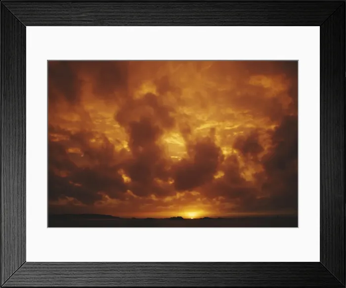 Framed Print : Stormy skies, France, Europe Framed Print : Stormy skies, France, Europe