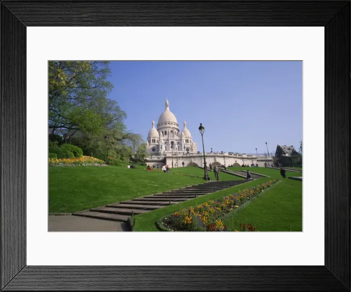 Framed Print : Sacre Coeur, Montmartre, Paris, France, Europe Framed Print : Sacre Coeur, Montmartre, Paris, France, Europe
