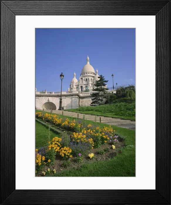 Framed Print : Sacre Coeur, Montmartre, Paris, France, Europe Framed Print : Sacre Coeur, Montmartre, Paris, France, Europe